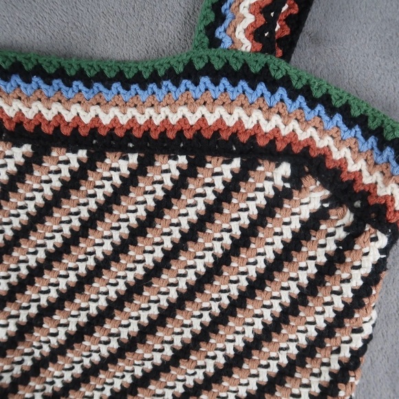 Veronica Beard Womens Livina Knit Cotton Crop Tank Top Brown Medium - Picture 4 of 13